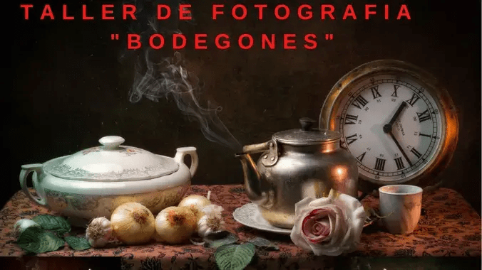 taller de fotografia de bodegones,  clases de fotografia en getafe